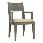 Dwyer Upholstered Arm Chair - 806 Mist / 7617-91 Linen - Image 5