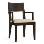 Dwyer Upholstered Arm Chair - 807 Harvest / 7617-91 Linen - Image 3