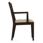 Dwyer Upholstered Arm Chair - 809 Ebony / 7617-91 Linen - Image 11