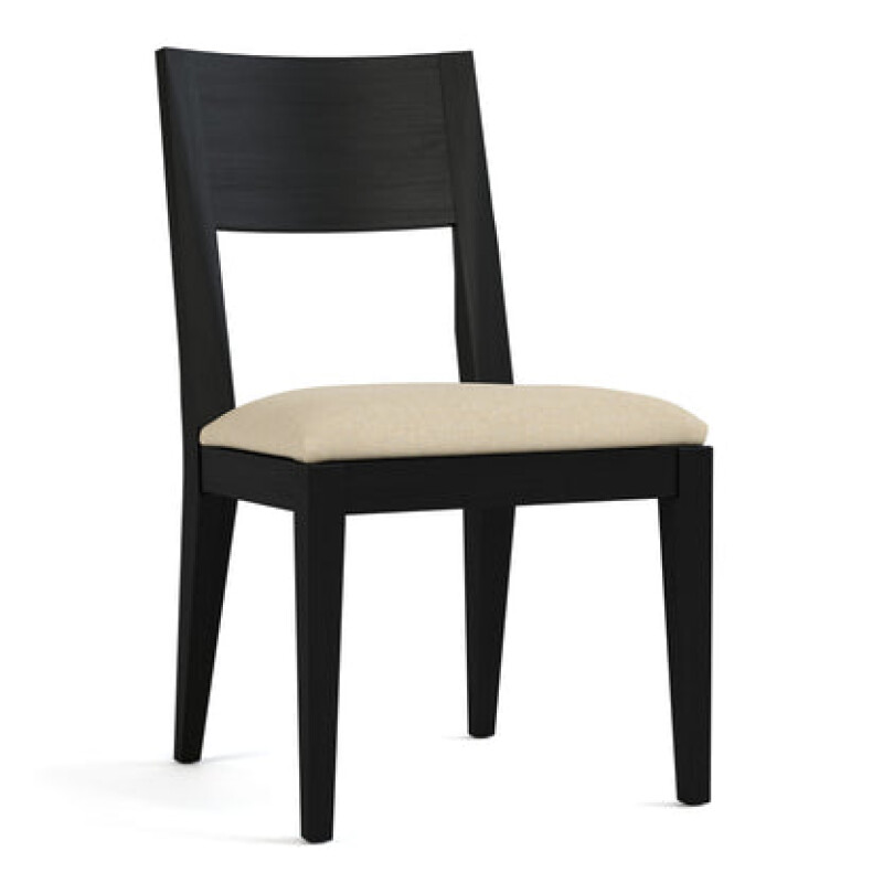 Dwyer Upholstered Side Chair - 809 Ebony / 7617-91 Linen