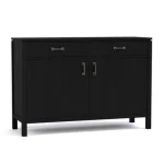 Dwyer Small Server - 809 Ebony / 04 Bronze Square Pull