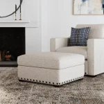 Milo Fabric Cocktail Ottoman - Image 3