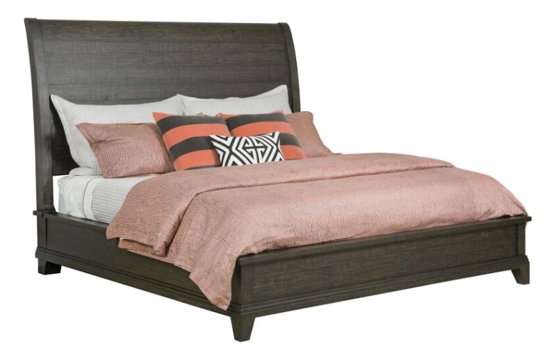 Plank Road Eastburn Sleigh King Bed - Complete