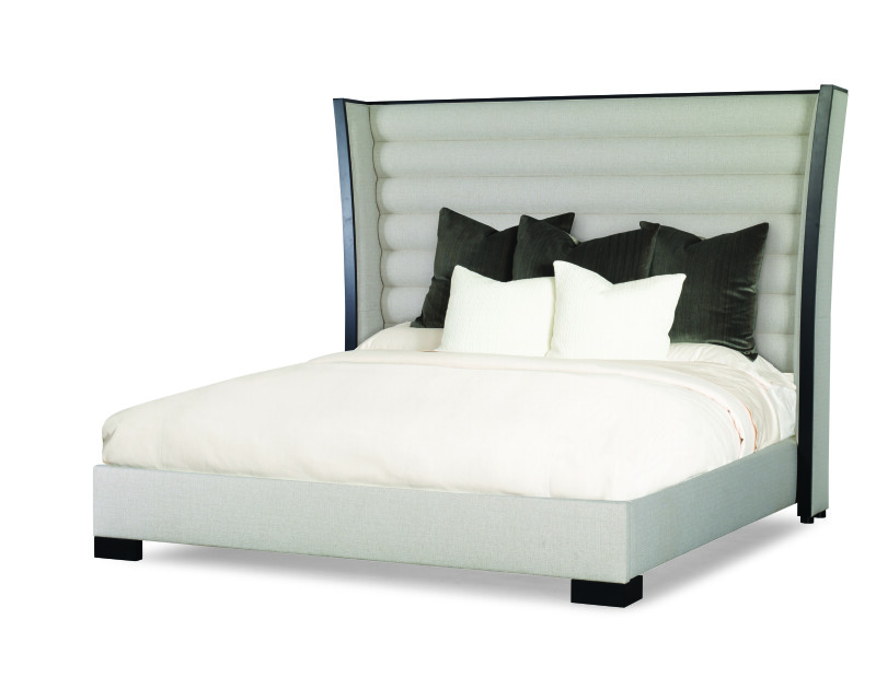 709-136 - Mesa Crescent Bed With Channel Uph Headboard - King Size 6/6