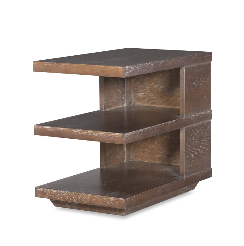 70A-629-V1 - Mesa Wilcox Chairside Table - Napa Cerused