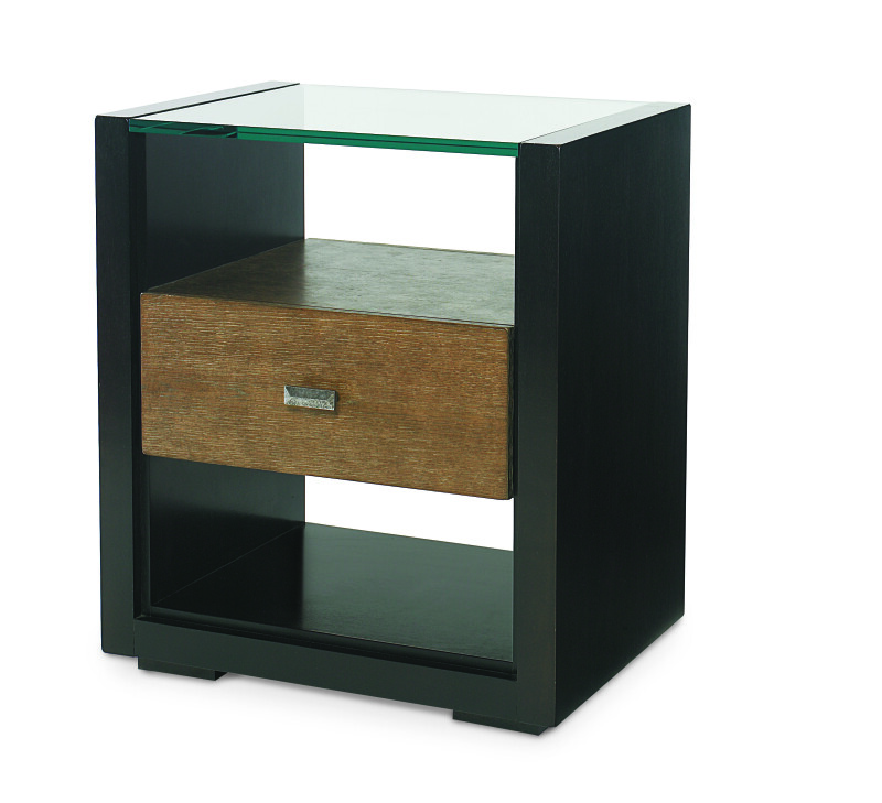 70C-222 - Mesa Hallam Nightstand - Melange/Napa Cerused