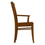 Gable Road Wooden Arm Chair - 800 Clay - Image 10
