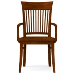 Gable Road Wooden Arm Chair - 808 Russet - Image 10