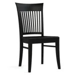 Gable Road Wooden Side Chair - 809 Ebony