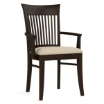 Gable Road Upholstered Arm Chair - 801 Coast / 7617-91 Linen - Image 4