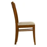 Gable Road Upholstered Side Chair - 804 Ember / 7617-91 Linen - Image 9