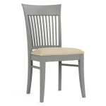 Gable Road Upholstered Side Chair - 808 Russet / 7617-91 Linen - Image 7