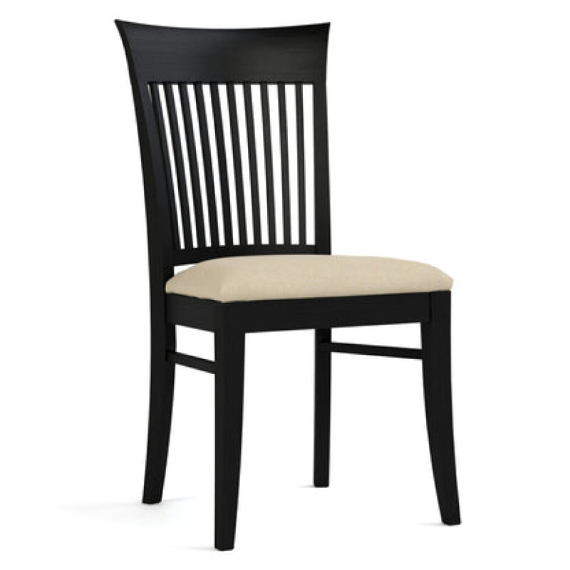 Gable Road Upholstered Side Chair - 809 Ebony / 7617-91 Linen
