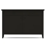 Gable Road Small Server - 809-Ebony / 01-Wooden Knob