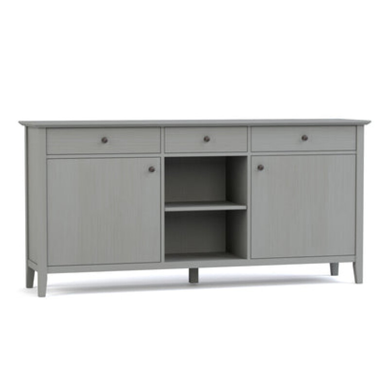 Gable Road Large Server - 806 Mist / 02 Bronze Knob