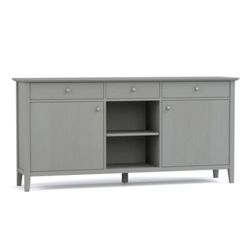Gable Road Large Server - 806 Mist / 03 Nickel Knob