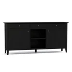 Gable Road Large Server - 809 Ebony / 02 Bronze Knob