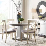 Revere 42-inch Round Dining Table - 801-Coast - Image 4