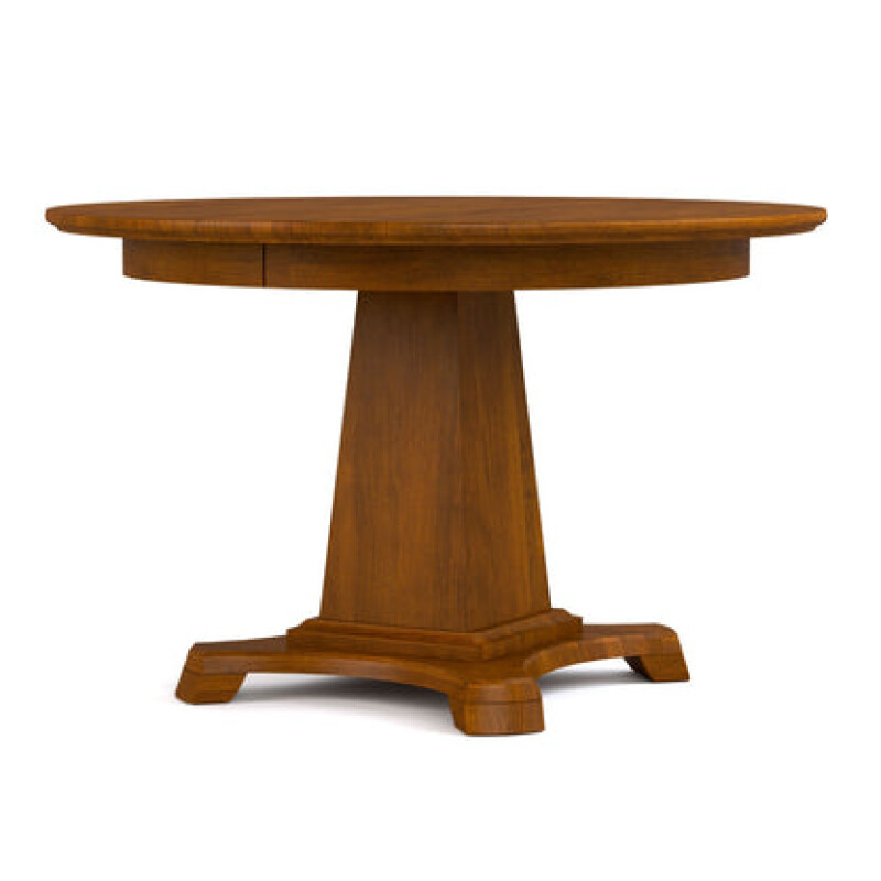 Revere 48-inch Round Dining Table - 807 Harvest