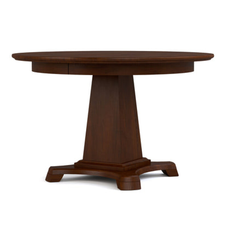 Revere 48-inch Round Dining Table - 808 Russet