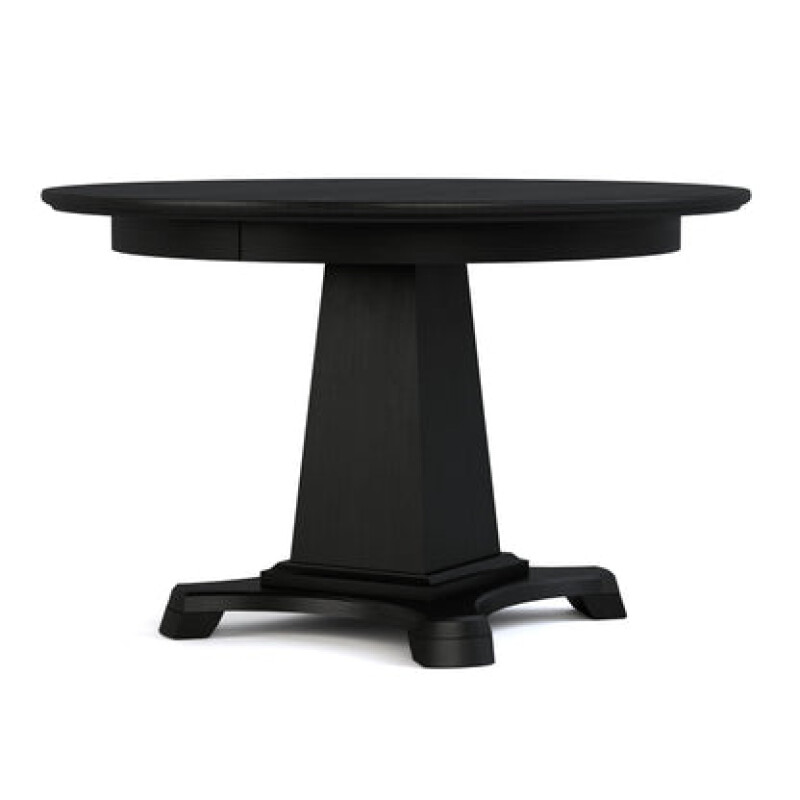 Revere 48-inch Round Dining Table - 809 Ebony