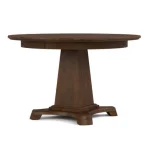 Revere 48-inch Round Dining Table - 809 Ebony - Image 4