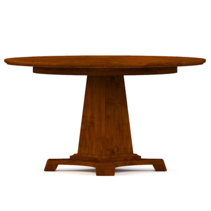 Revere 54-inch Round Dining Table - 807-Harvest