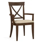 Revere Upholstered Arm Chair - 801 Coast / 7617-91 Linen