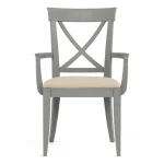Revere Upholstered Arm Chair - 802 Bay / 7617-91 Linen - Image 8