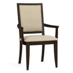 Origins Upholstered Arm Chair - 805 Dune / 7617-91 Linen - Image 3