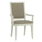 Origins Upholstered Arm Chair - 806 Mist / 7617-91 Linen - Image 6