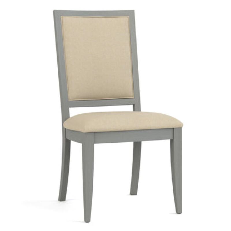 Origins Upholstered Side Chair - 806 Mist / 7617-91 Linen
