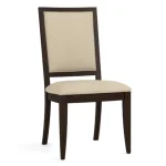 Origins Upholstered Side Chair - 806 Mist / 7617-91 Linen - Image 3
