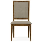 Origins Upholstered Side Chair - 809 Ebony / 7617-91 Linen - Image 10
