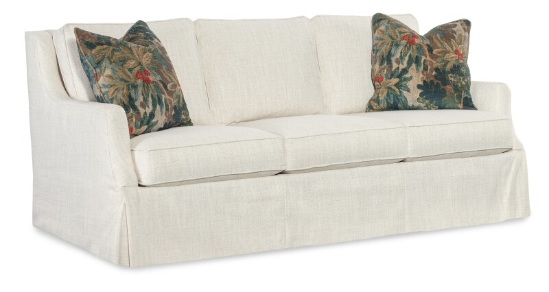 Upholstery Living Room Iris Skirted 3 over 3 Sofa