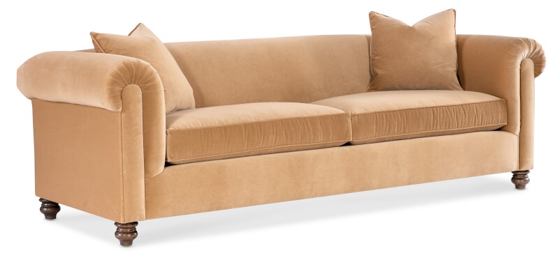 Upholstery Living Room Marcello 8 ft. Non-Channel Back Sofa