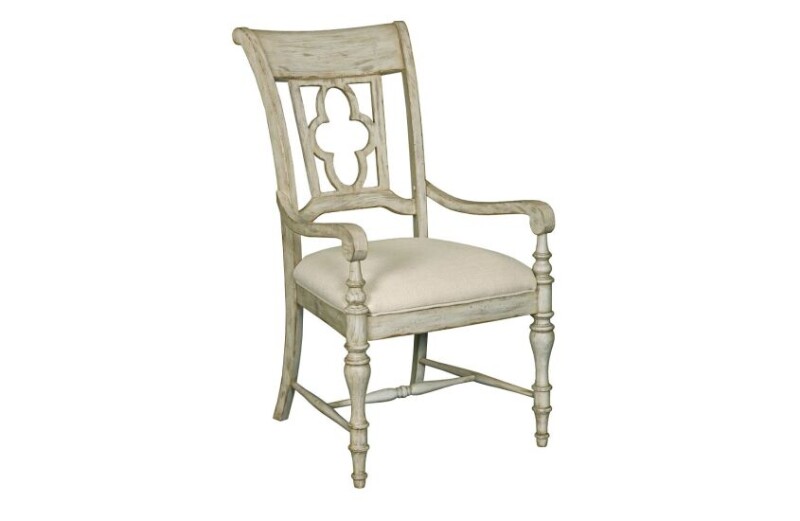 Weatherford - Cornsilk Weatherford Arm Chair