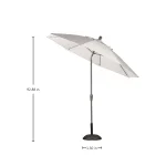 9' Crank Auto Tilt Umbrella - Image 18