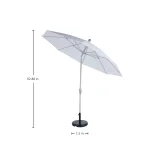 9' Crank Auto Tilt Umbrella - Image 4