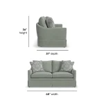 Eleanora Fabric Loveseat - Image 6