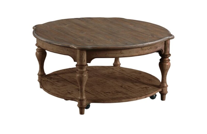 Weatherford - Heather Bolton Round Cocktail Table