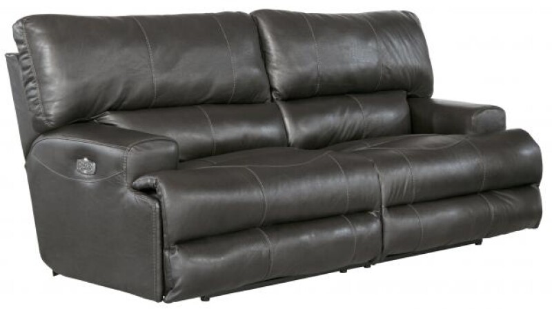 Wembley 458 Power Headrest w/Lumbar Lay Flat Reclining Sofa