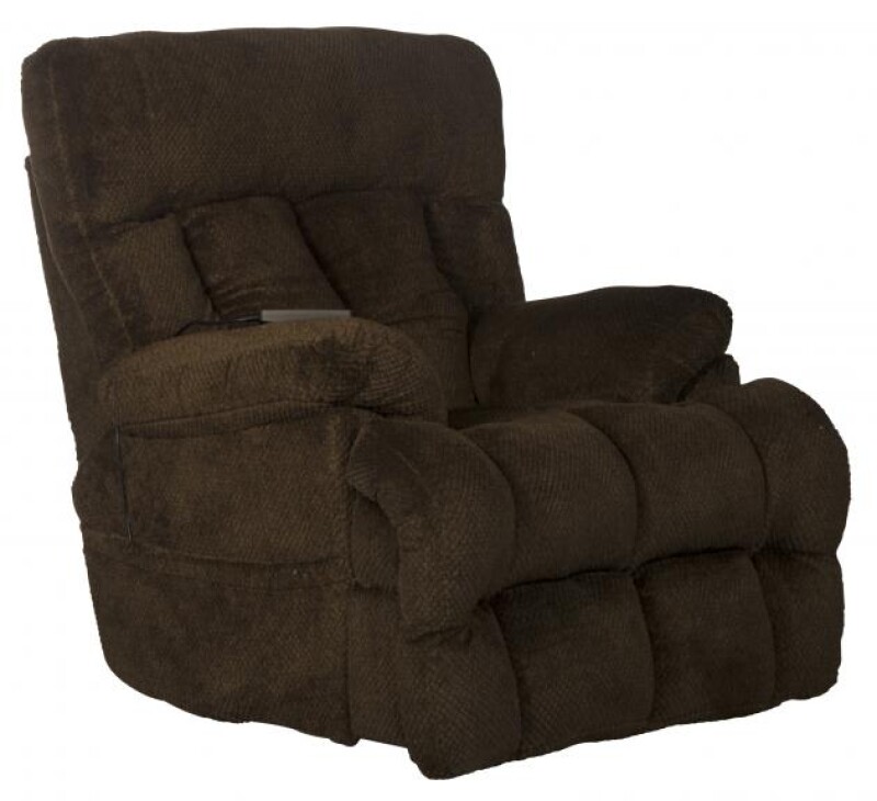 Sterling 4788 Pwr Headrest/Lumbar Pwr Lay Flat Recliner w/Heat & Massage