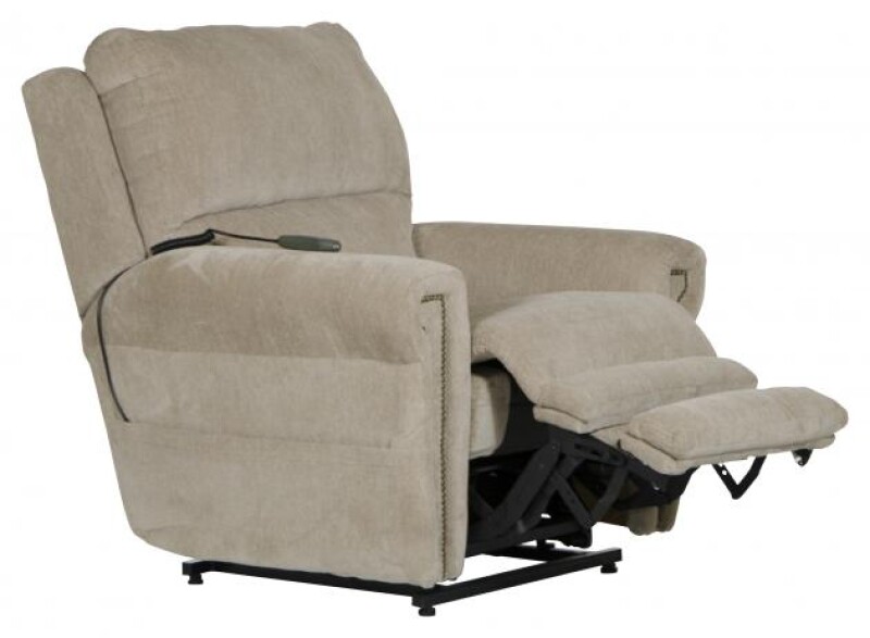 Warner 4862 Power Headrest w/Lumbar Power Lay Flat Recliner