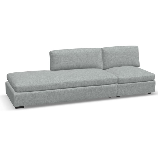 Oskar By EQ3 Left-Hand Facing Extended Backless Chaise