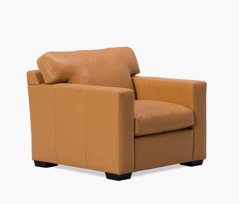 Madison Track Arm Finished Armless Chair