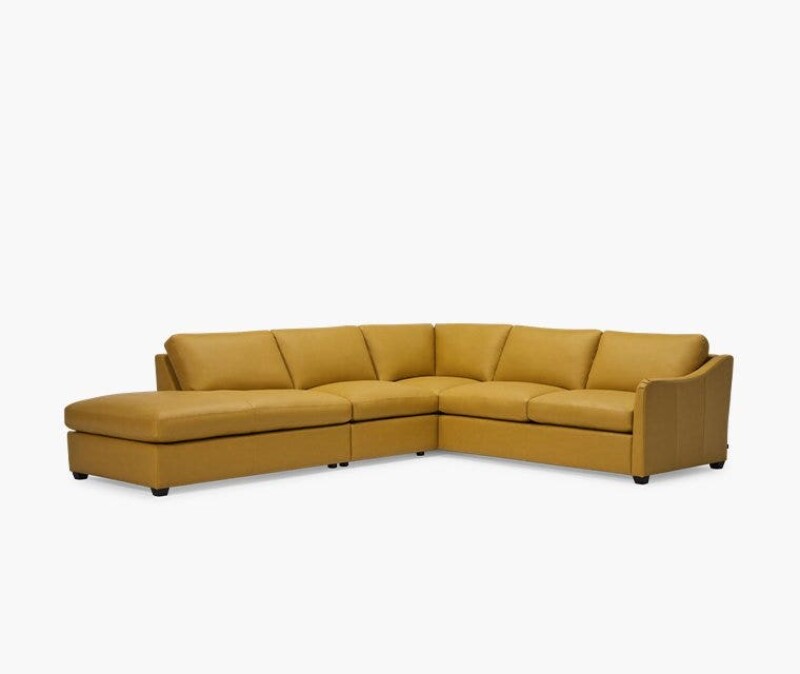 Madison Modern English 90 Armless Apartment Sofa