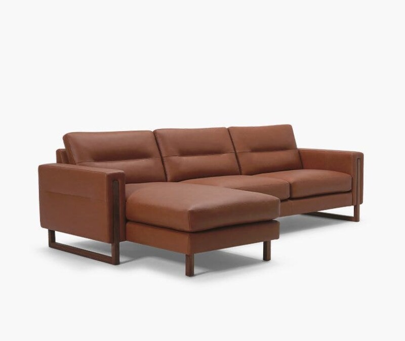 Brookes Left-Hand Facing Bumper Loveseat with Console