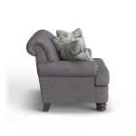 Bay Bridge Fabric Loveseat - Image 4