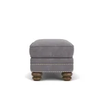 Bay Bridge Fabric Ottoman - Image 8